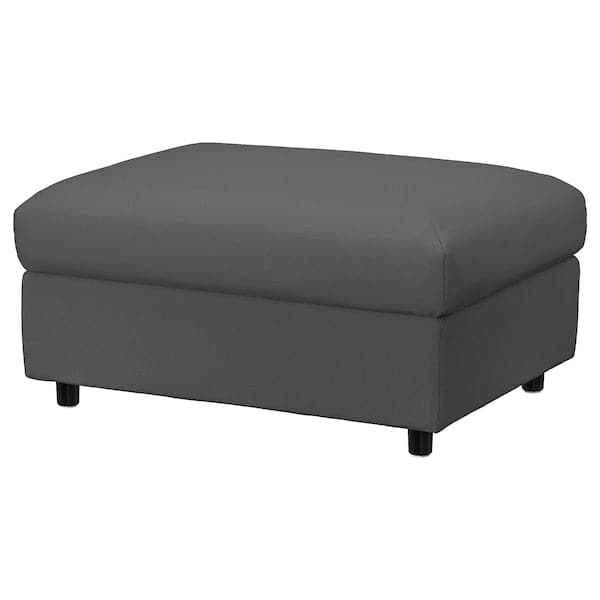 Ikea VIMLE Footstool with container - Hallarp grey ,