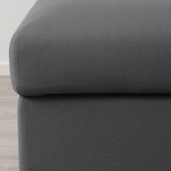 VIMLE Footstool with container - Hallarp grey , - best price from Maltashopper.com 39392592