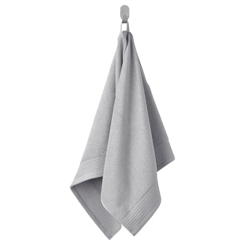 VINARN - Hand towel, light grey, 50x100 cm