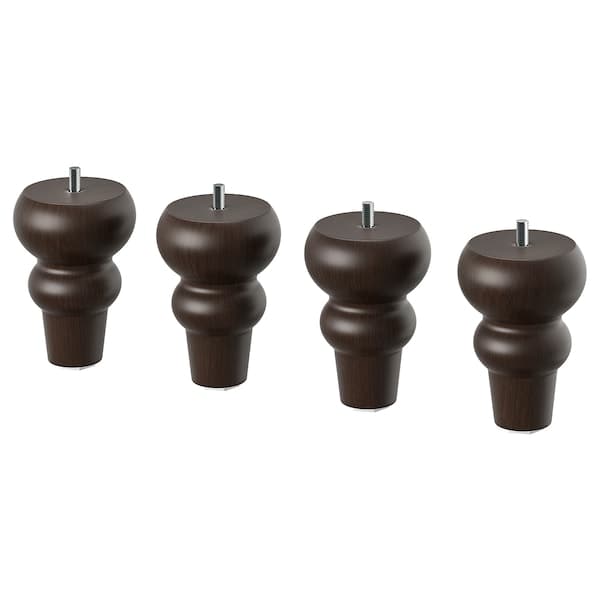 VISKAFORS legs for sofa, brown