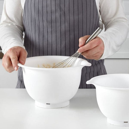 VISPAD - Mixing bowl, set of 2, white - best price from Maltashopper.com 50421791