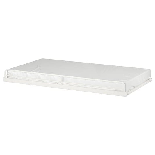 Ikea VITVAL - Bunk bed frame with underbed, white/light grey, 90x200 cm
