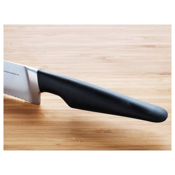 VÖRDA - Bread knife, black, 23 cm - best price from Maltashopper.com 10289232
