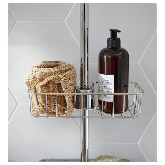 Ikea VOXNAN - Shower shelf, chrome-plated, 25x6 cm