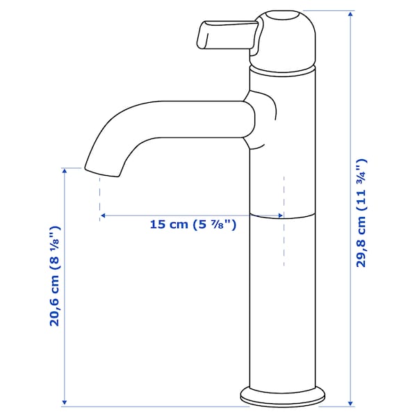 Ikea VOXNAN - Washbasin mixer, high, chrome