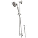 VOXNAN riser rail with handshower kit, chrome-plated, 90 mm