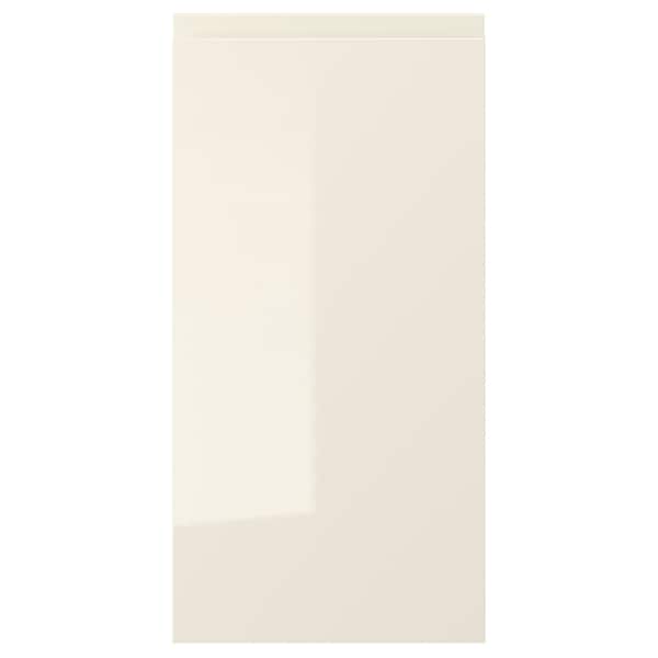VOXTORP door, high-gloss light beige
