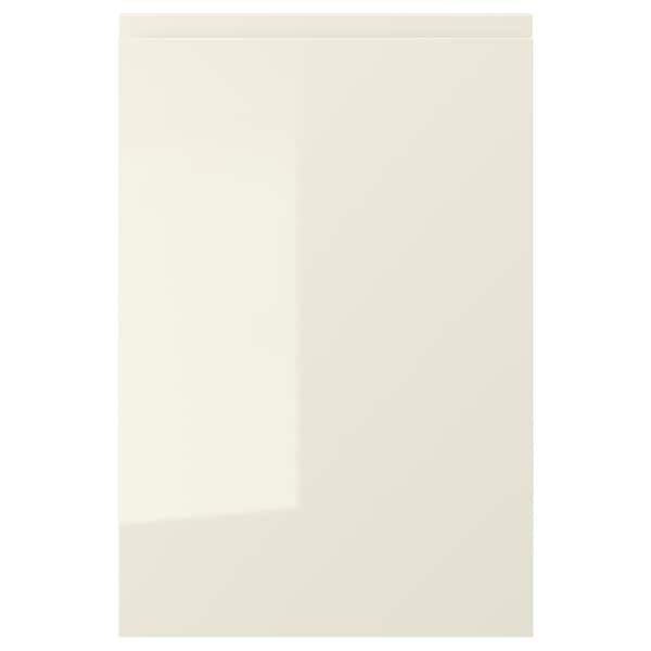 VOXTORP door, high-gloss light beige, 40x60 cm