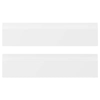 VOXTORP drawer front, matt white, 40x10 cm, 2 pack
