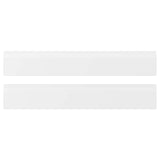 VOXTORP drawer front, matt white, 60x10 cm, 2 pack