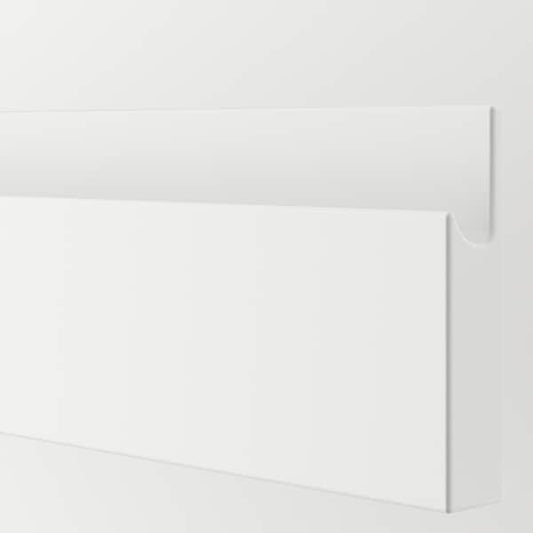 VOXTORP - Drawer front, matt white, 80x10 cm - best price from Maltashopper.com 50273192