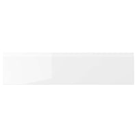 VOXTORP drawer front, high-gloss white, 80x20 cm