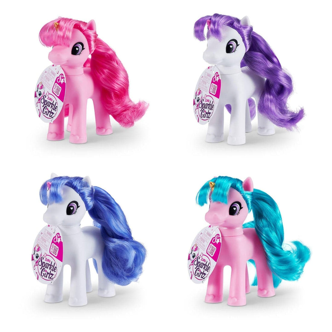 S001 Sparkle Girlz Accessories Unicorns & Ponies Baby Sparkle Unicorn Hang Tag,6 Facing24 Pcs/Pdq,48 Pcs/Ctn,No Inner,Std Color Assortment