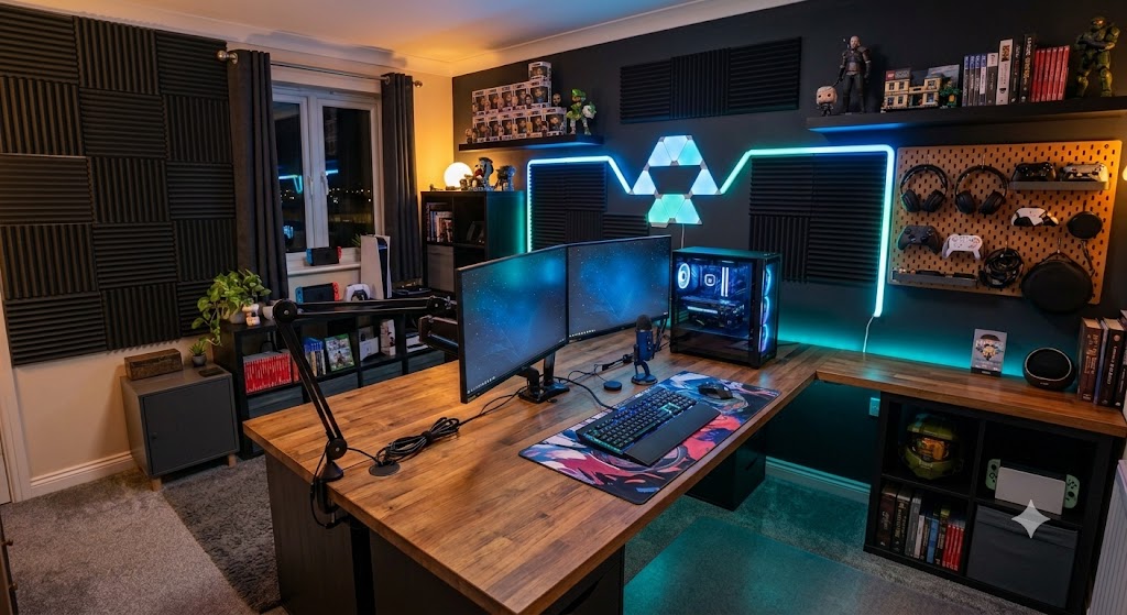 How to Design the Perfect Home Office or Gaming Room