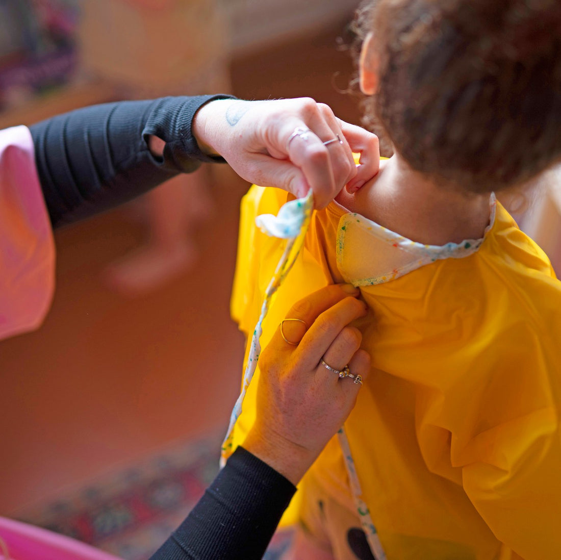 Care-free art for little hands at home