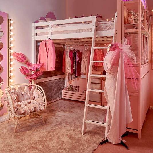 One Pink Room, Endless Possibilities for Small Space Living