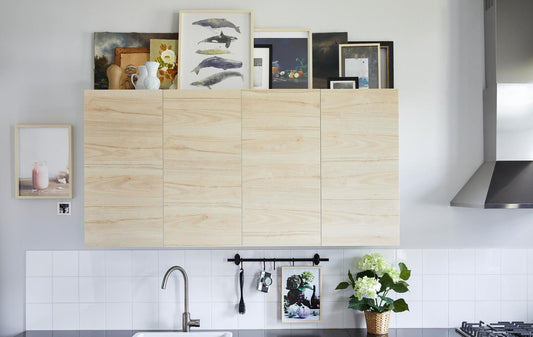 Make Use of That Gap Above Your Kitchen Cabinets