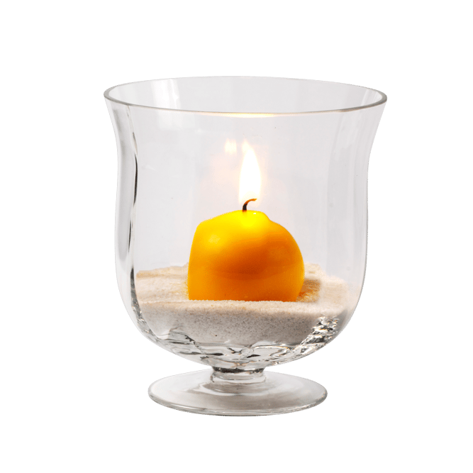 JÄMLIK Scented pillar candle, Vanilla/light beige, 30 hr - IKEA