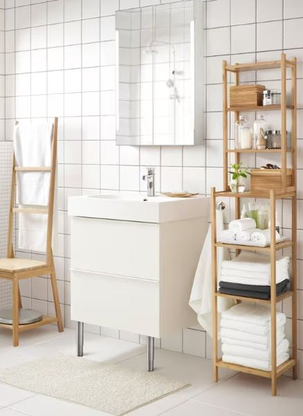 NYSJÖN Meuble pour machine à laver, blanc, 65x190 cm - IKEA