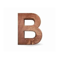 Bliss Rustic Bark Letter