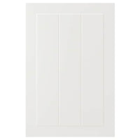 STENSUND white grooved panel fronts