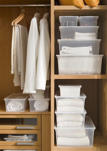 CONTENITORE TRASPARENTE CON COPERCHIO C-BOX M - 40x34x17h