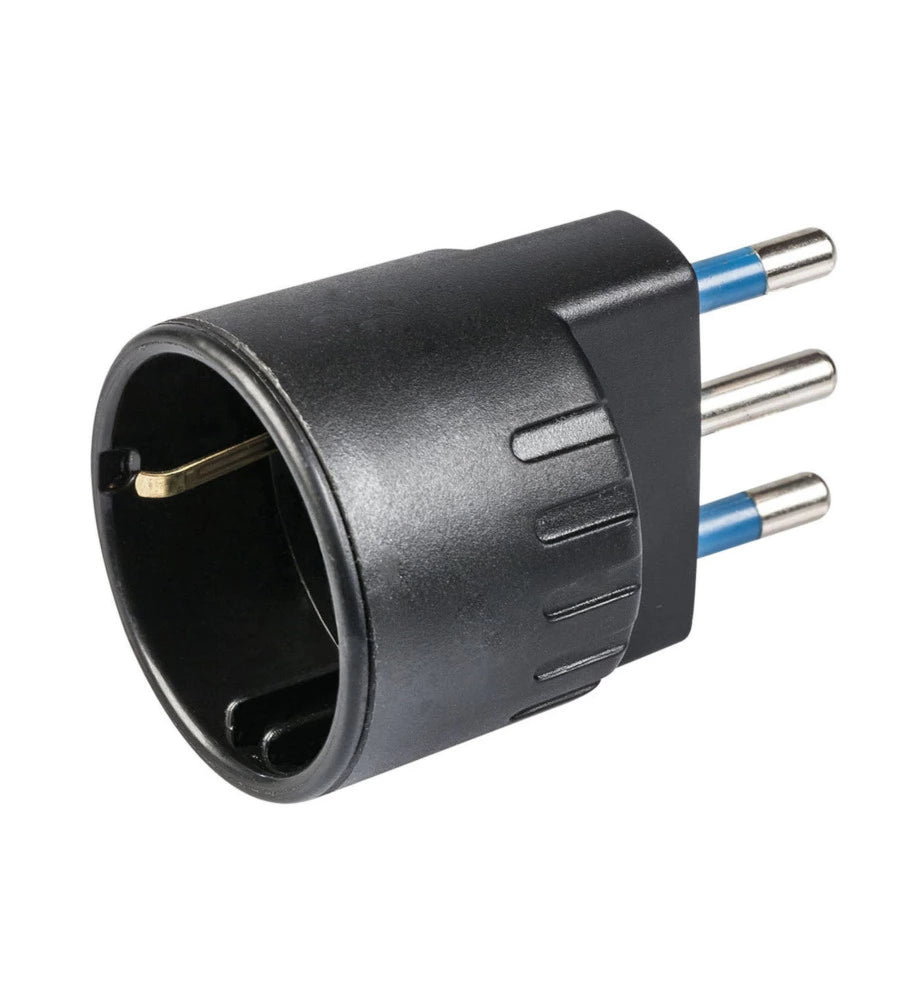 ADAPTER PLUG 16A SOCKET 10/16A BLACK2P