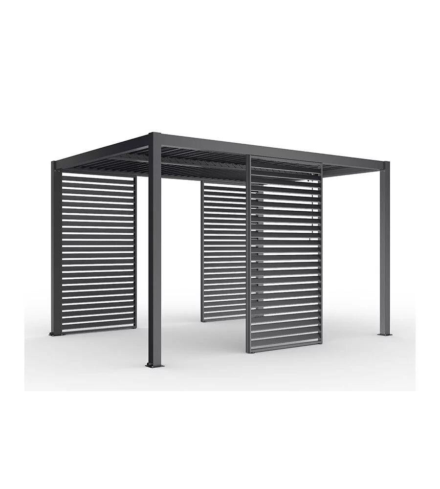 ANTHRACITE VENETIAN BLIND PANEL WITH INCLI