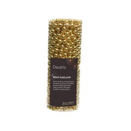 GOLD PLASTIC PEARL GARLAND 1 MT