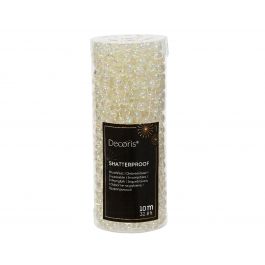 WHITE IR PLASTIC BEAD GARLAND