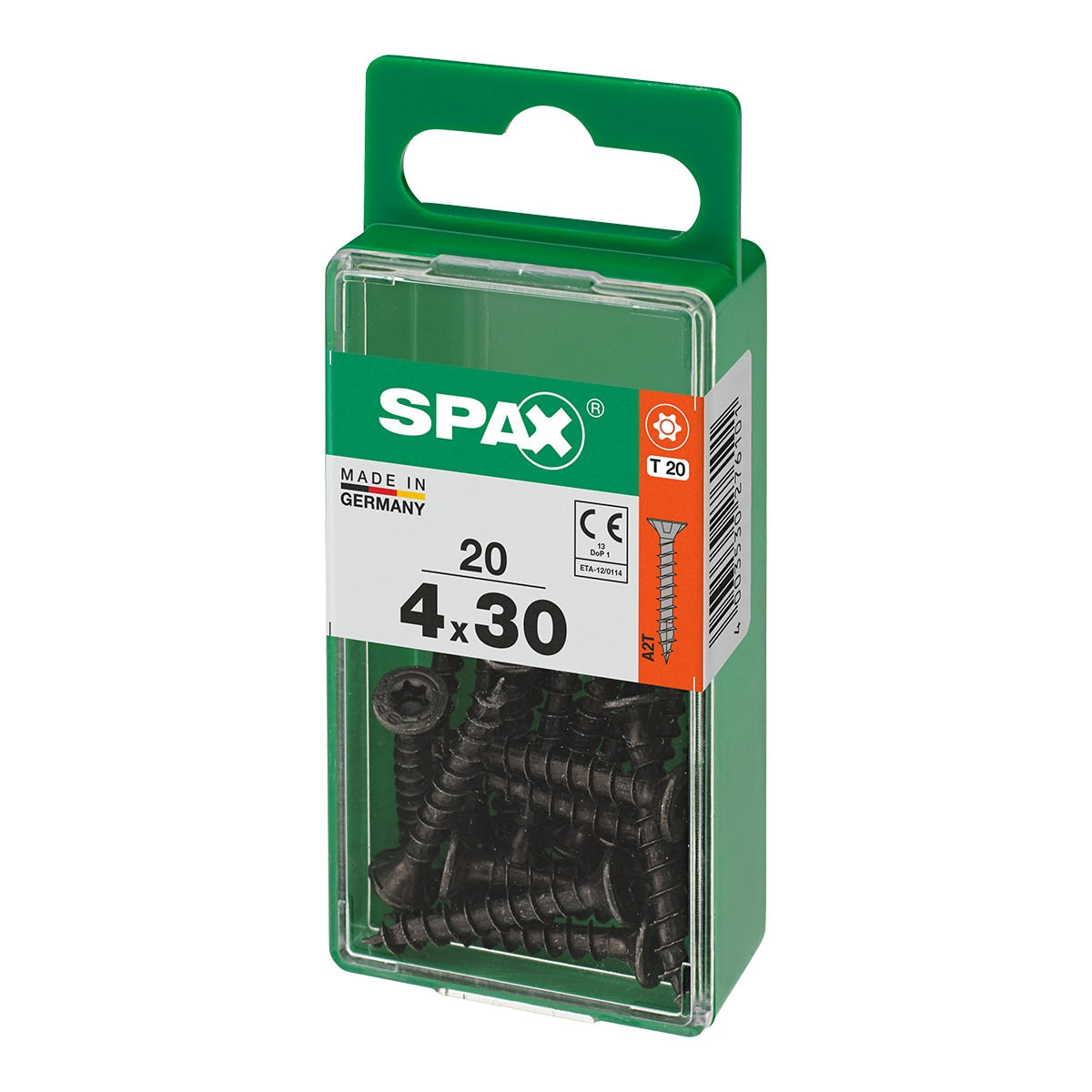 SPAX TSP T-STAR PLUS BLACKS 4X30 S 20 PCS