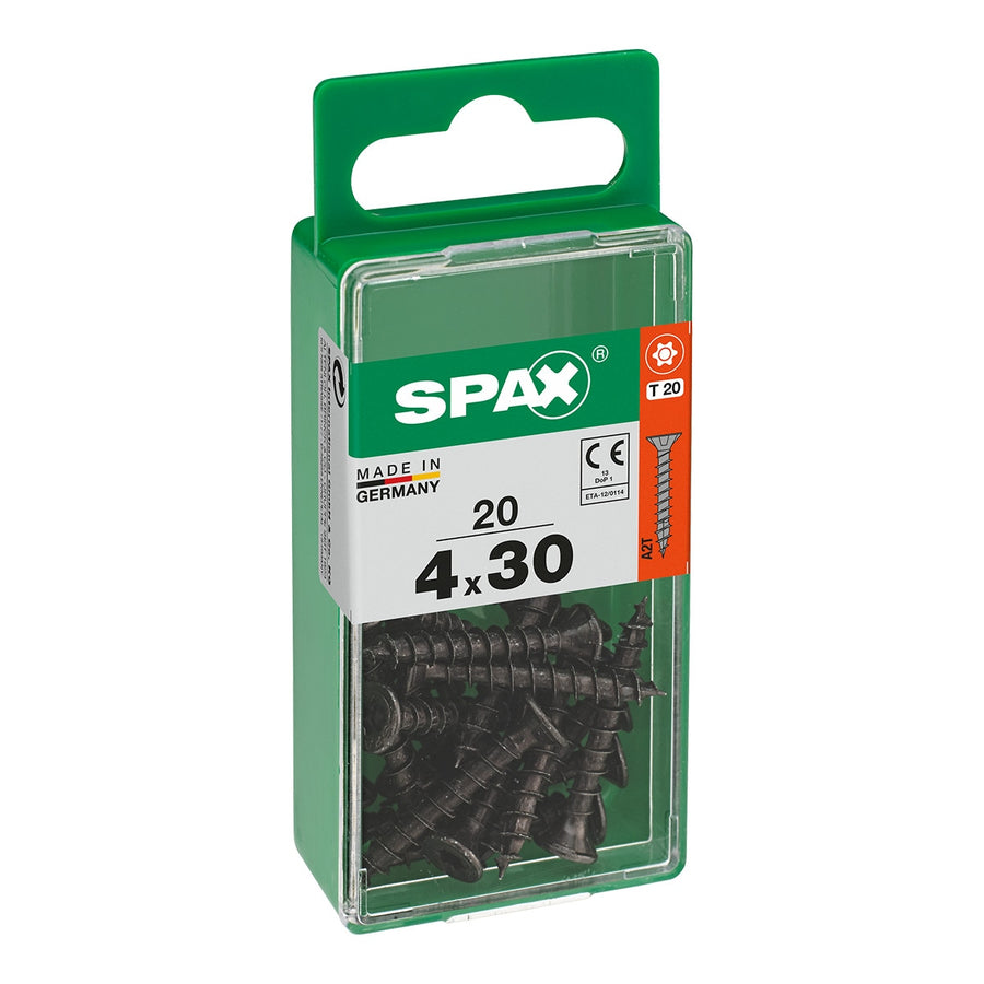 SPAX TSP T-STAR PLUS BLACKS 4X30 S 20 PCS