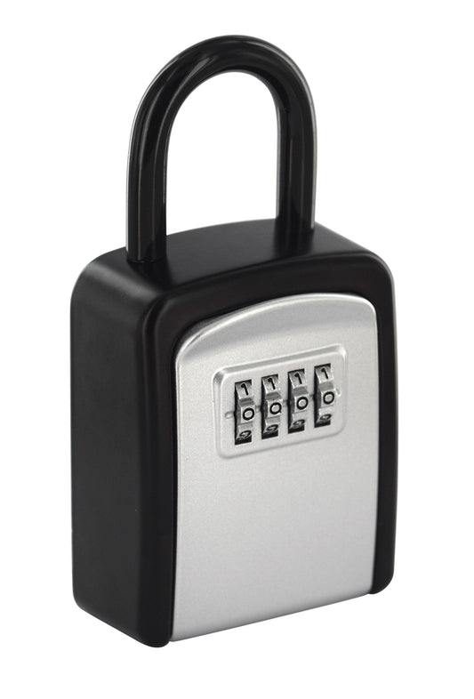 Bricocenter KEY BOX WITH STEEL ANSA COMBINATION REPLACEABLE 4 DIGIT 147x75x37mm