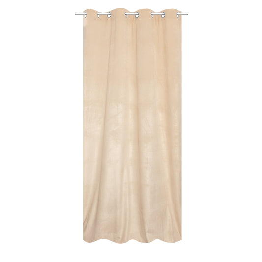 Bricocenter VALMAY CREAM OPAQUE CURTAIN 140X280 WITH EYELETS