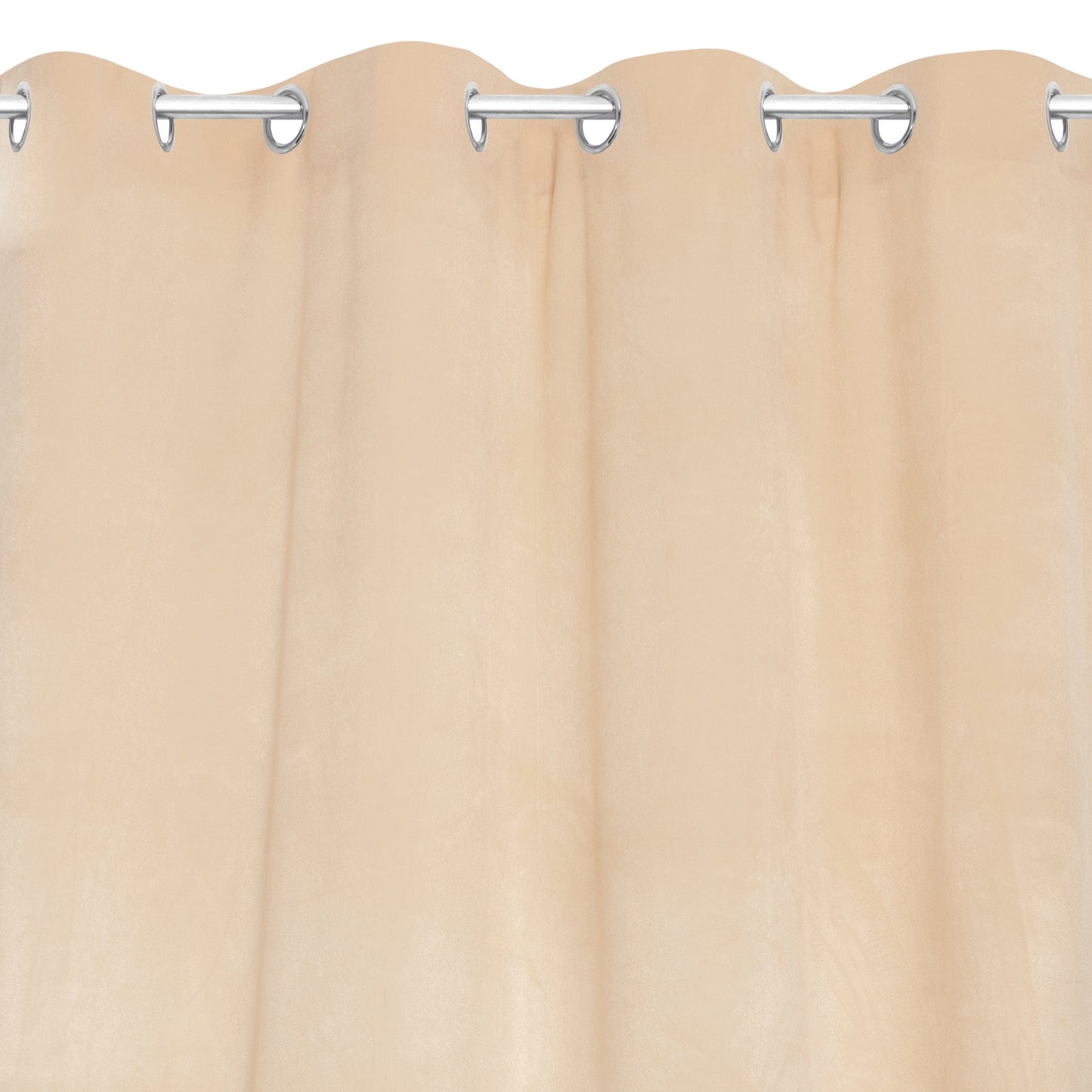 Bricocenter VALMAY CREAM OPAQUE CURTAIN 140X280 WITH EYELETS