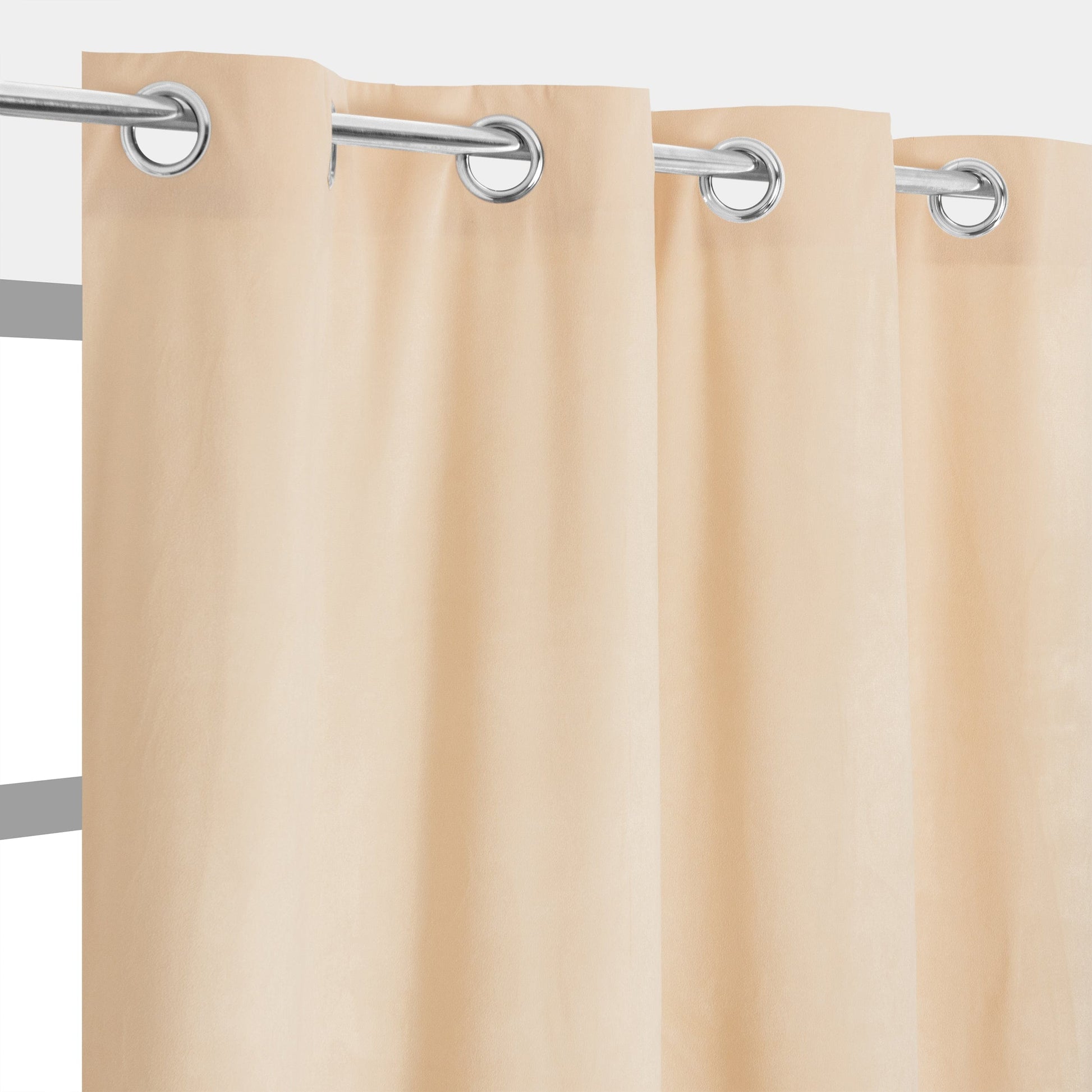 Bricocenter VALMAY CREAM OPAQUE CURTAIN 140X280 WITH EYELETS