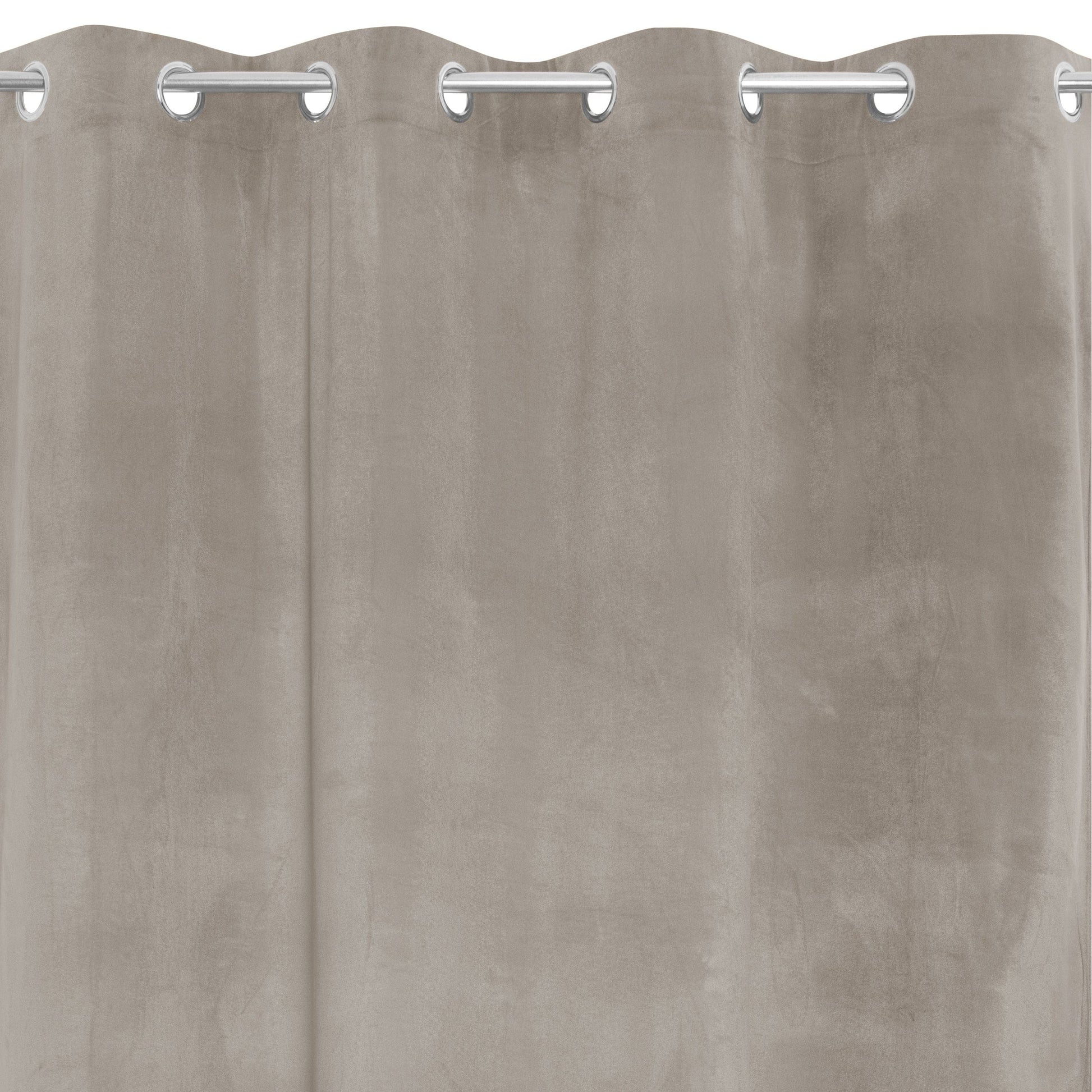 Bricocenter VALMAY DOVE GREY OPAQUE CURTAIN 140X280 WITH EYELETS