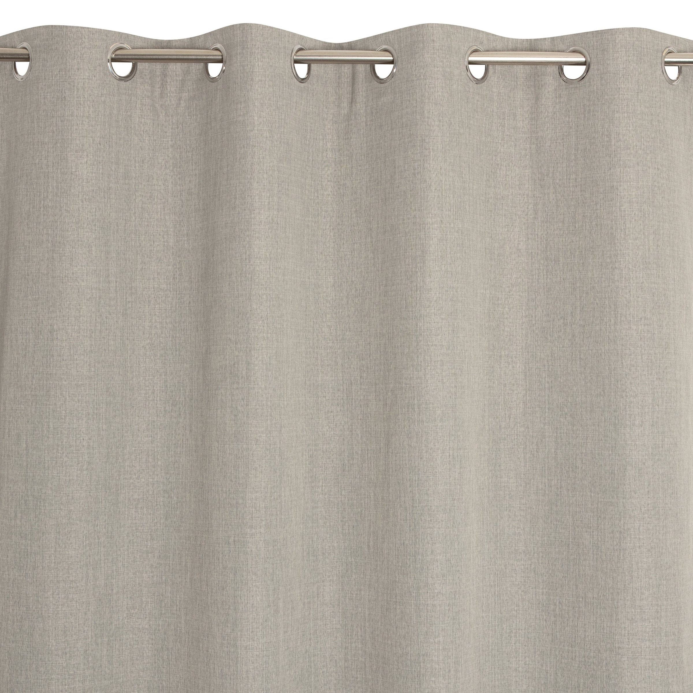 Bricocenter VENS GREY CONCEALING THERMAL CURTAIN 135X280 CM WITH RINGS