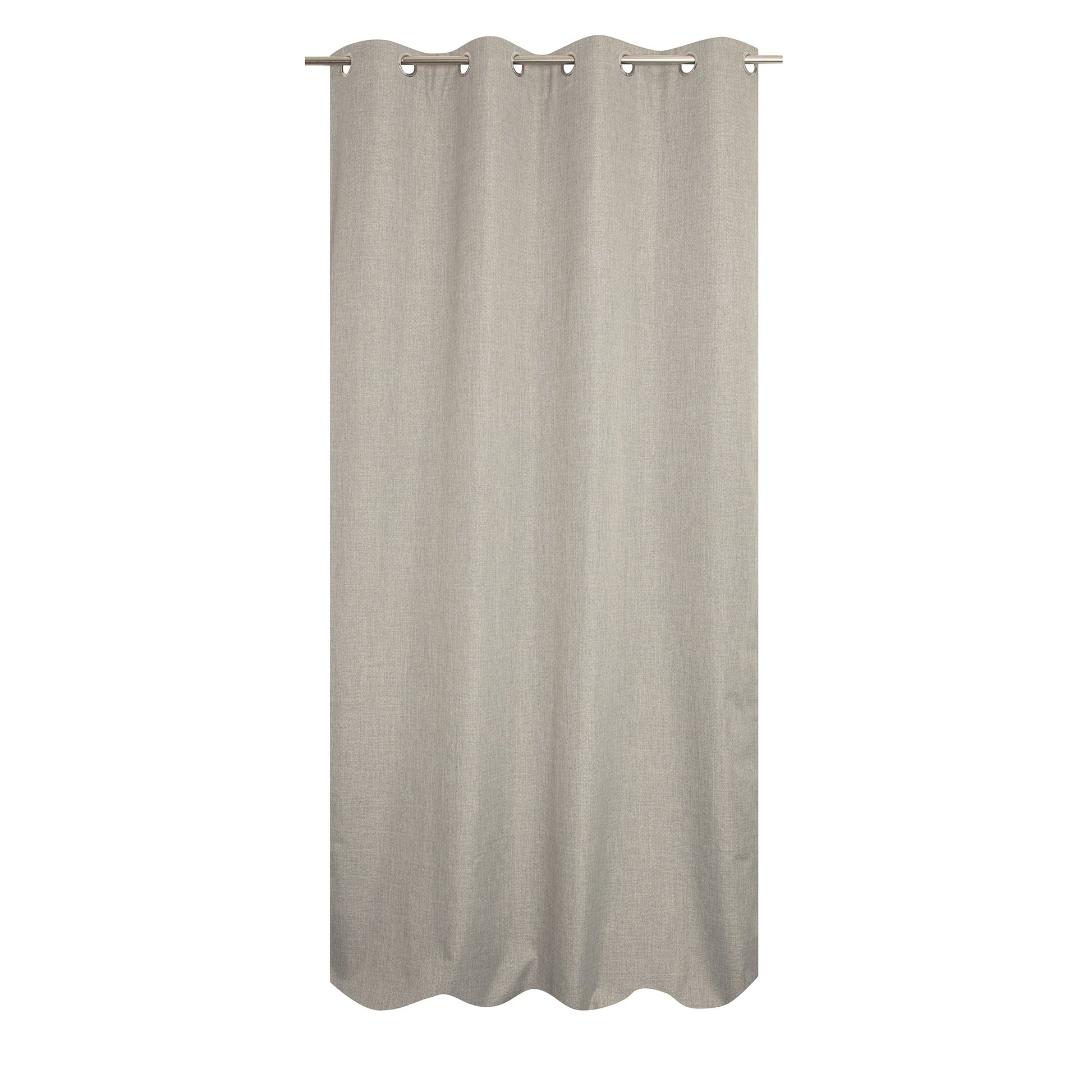 Bricocenter VENS GREY CONCEALING THERMAL CURTAIN 135X280 CM WITH RINGS