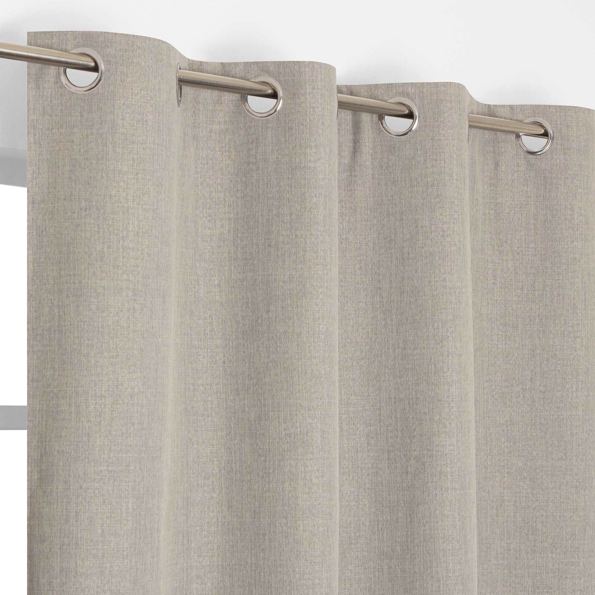 Bricocenter VENS GREY CONCEALING THERMAL CURTAIN 135X280 CM WITH RINGS