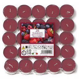 TEALIGHT PETALS 25 PCS BERRIES