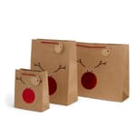 RED NOSE Gift bag in various colours, H 26 x W 13 x L 36 cm