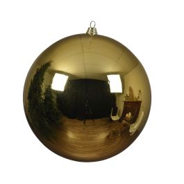 CHRISTMAS BALL DIAM 25 GOLD PLASTIC