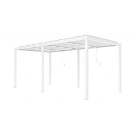 CALICANTUS TWIN PERGOLA 7.80 X 4 WHITE
