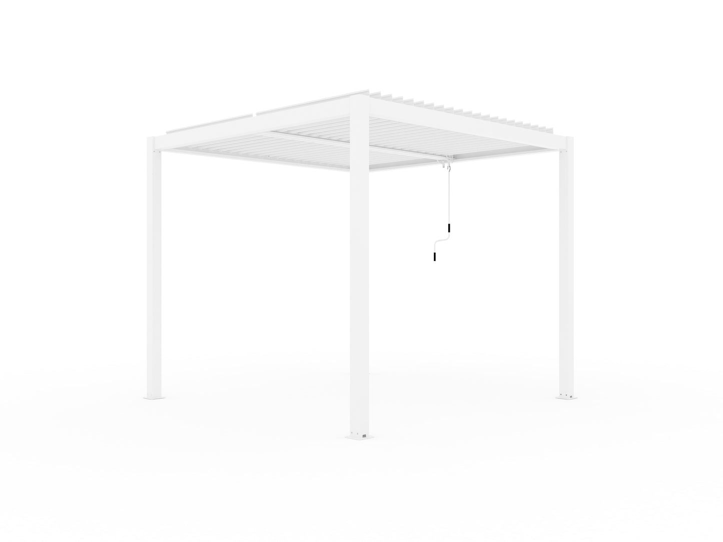WHITE CALICANTUS 3X4 BIOCLIMATIC PERGOLA