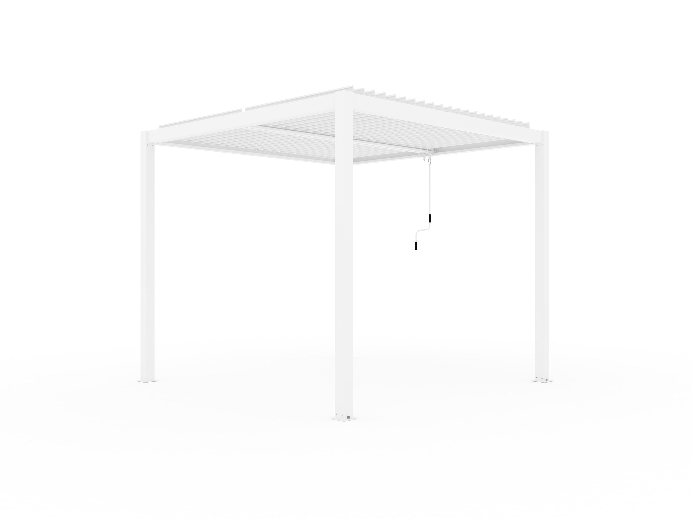 WHITE CALICANTUS 3X4 BIOCLIMATIC PERGOLA