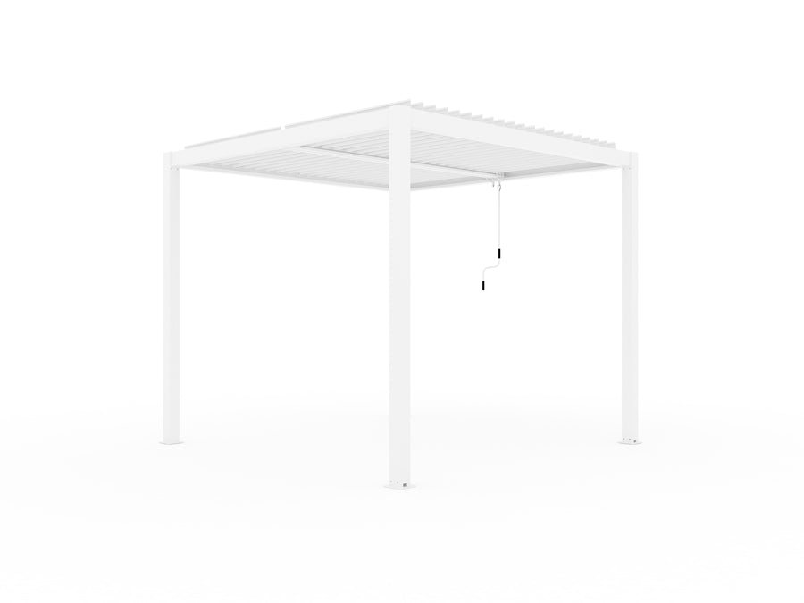 WHITE CALICANTUS 3X4 BIOCLIMATIC PERGOLA