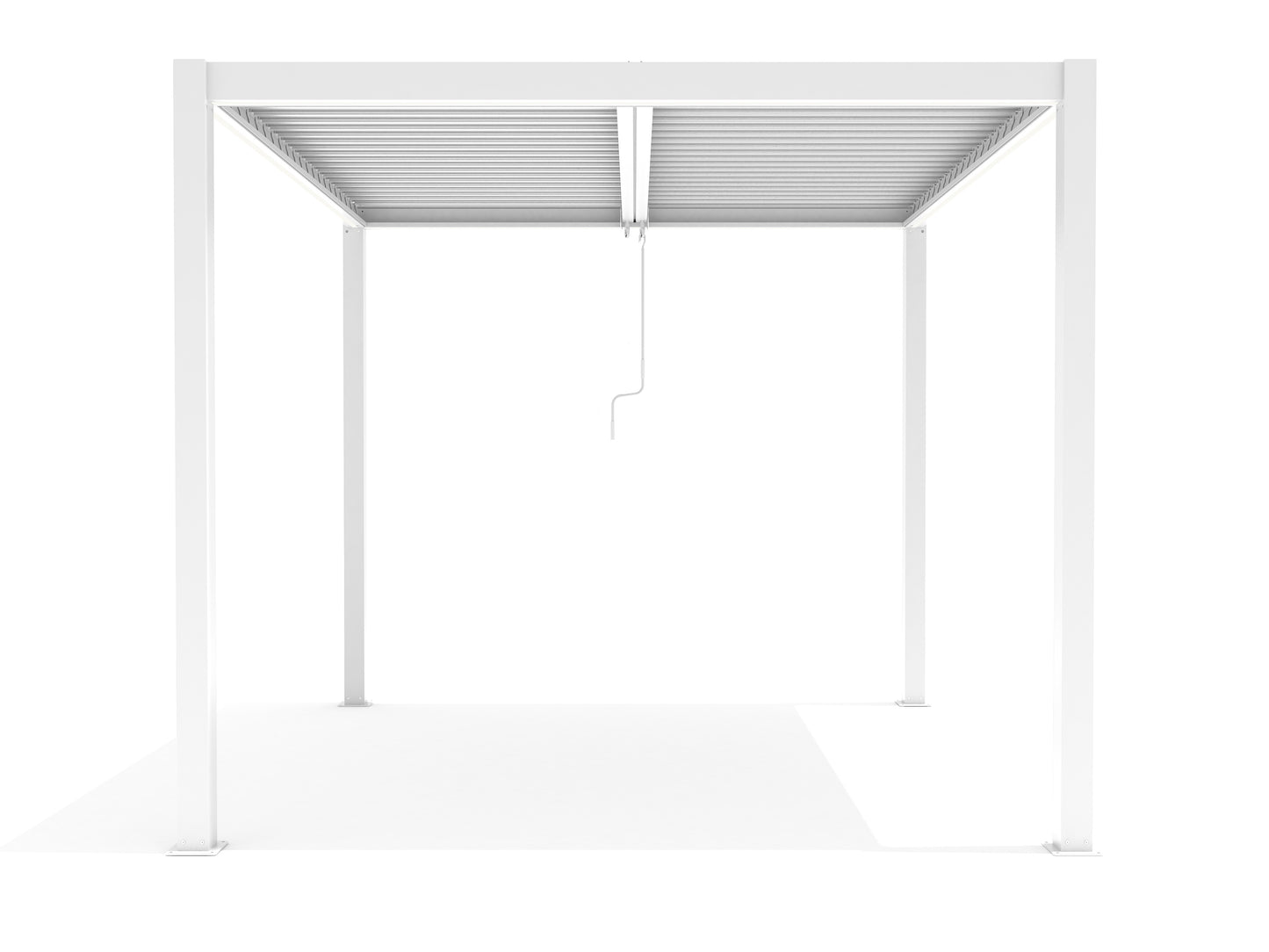 WHITE CALICANTUS 3X4 BIOCLIMATIC PERGOLA