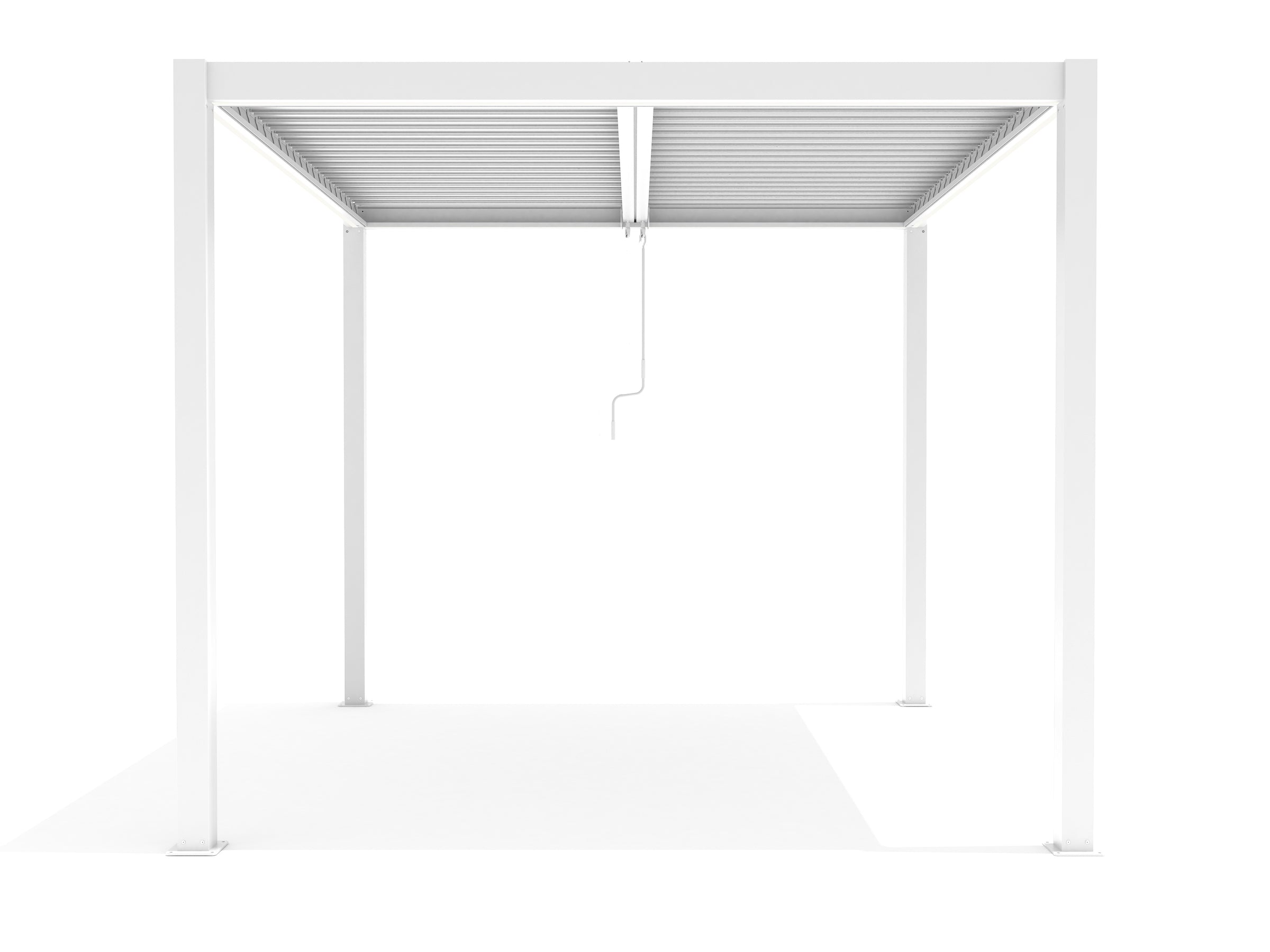 WHITE CALICANTUS 3X4 BIOCLIMATIC PERGOLA