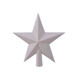 STAR CHRISTMAS TREE FINIAL WHITE